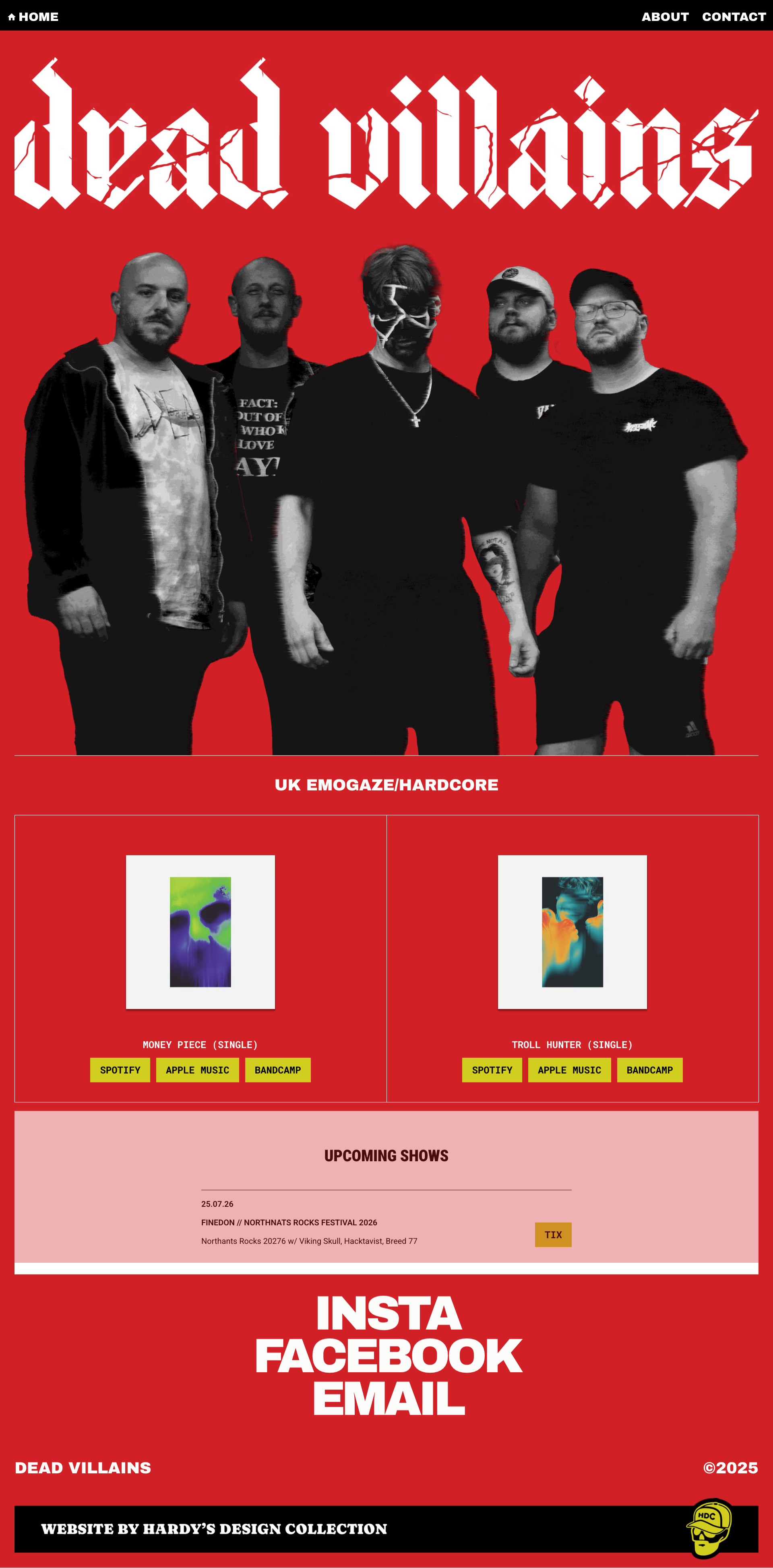 Gradient with shades of orange