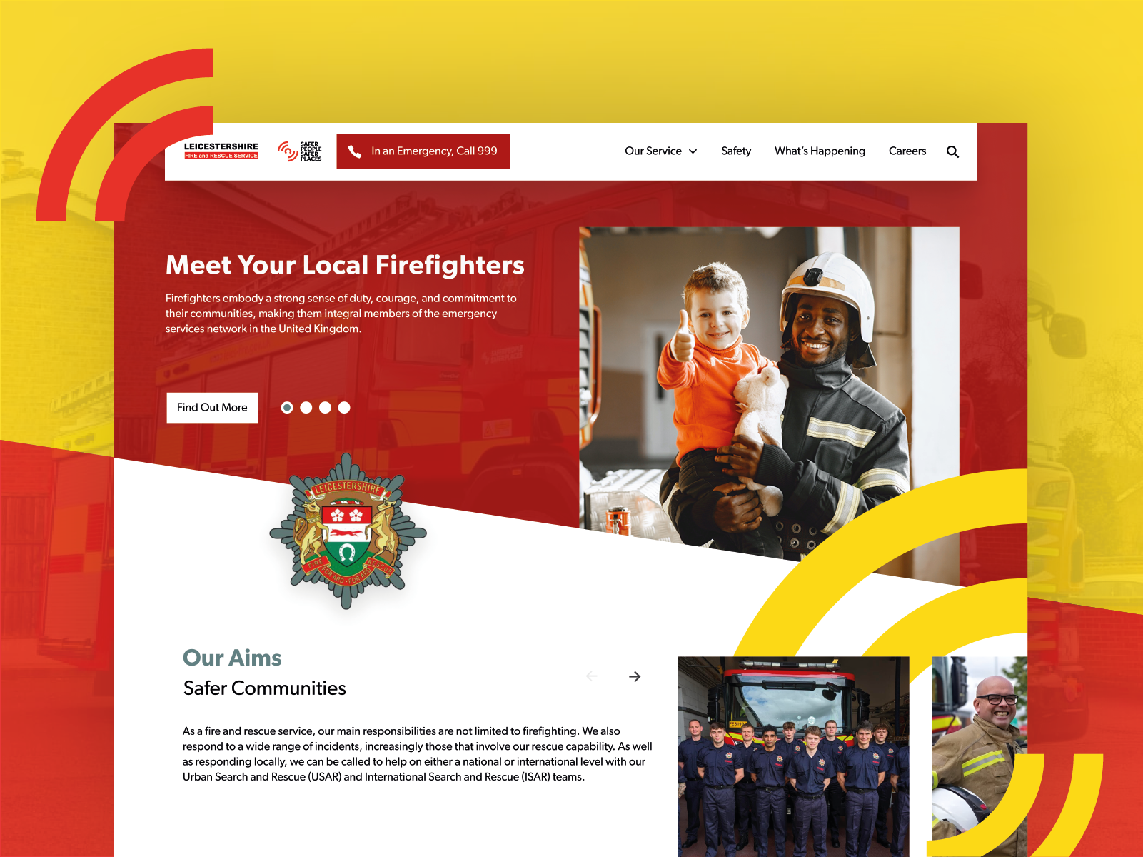 Blue gradient with shades of orange