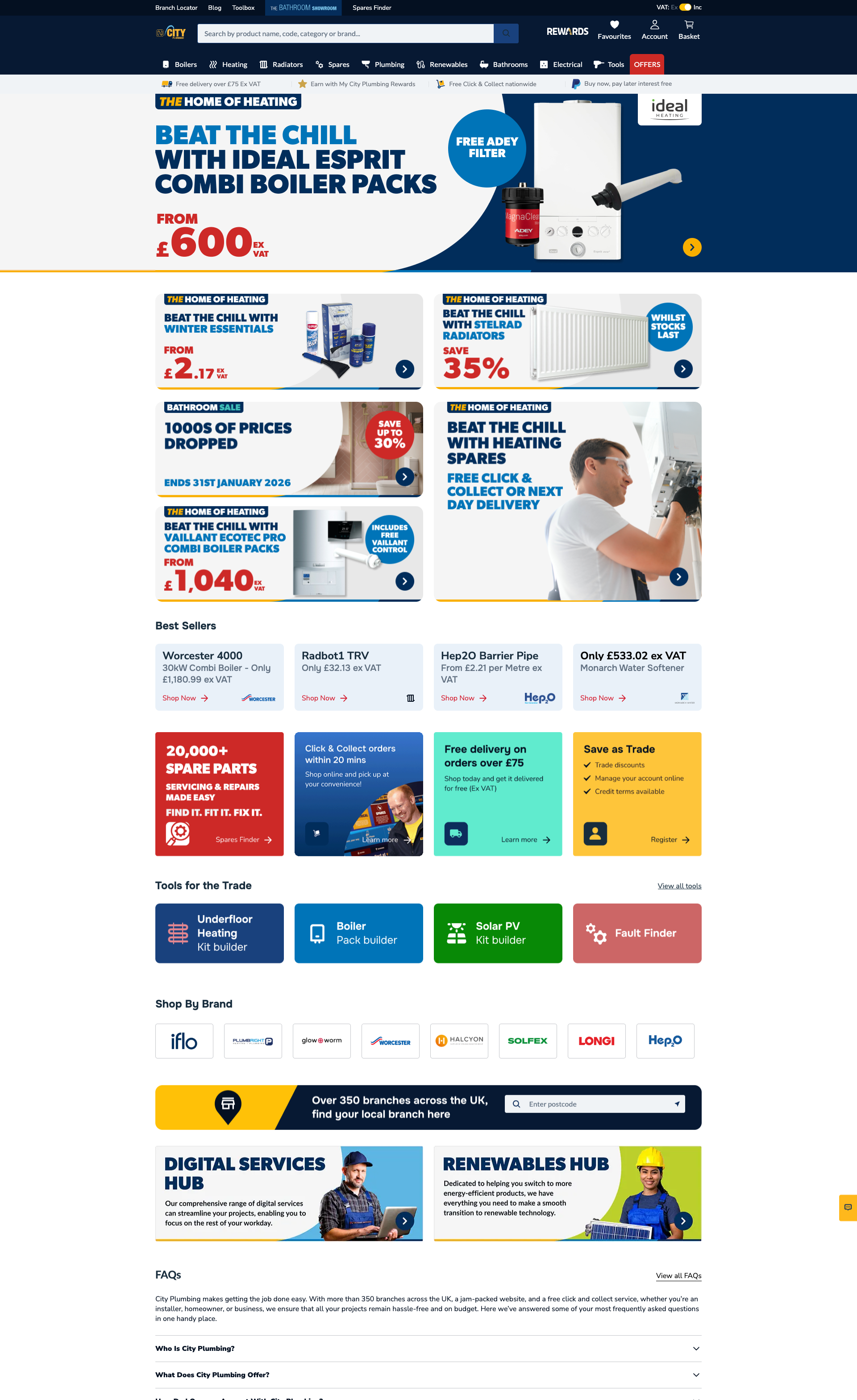 Gradient with shades of orange